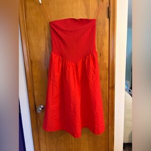 a new day Red Strapless A-Line dress